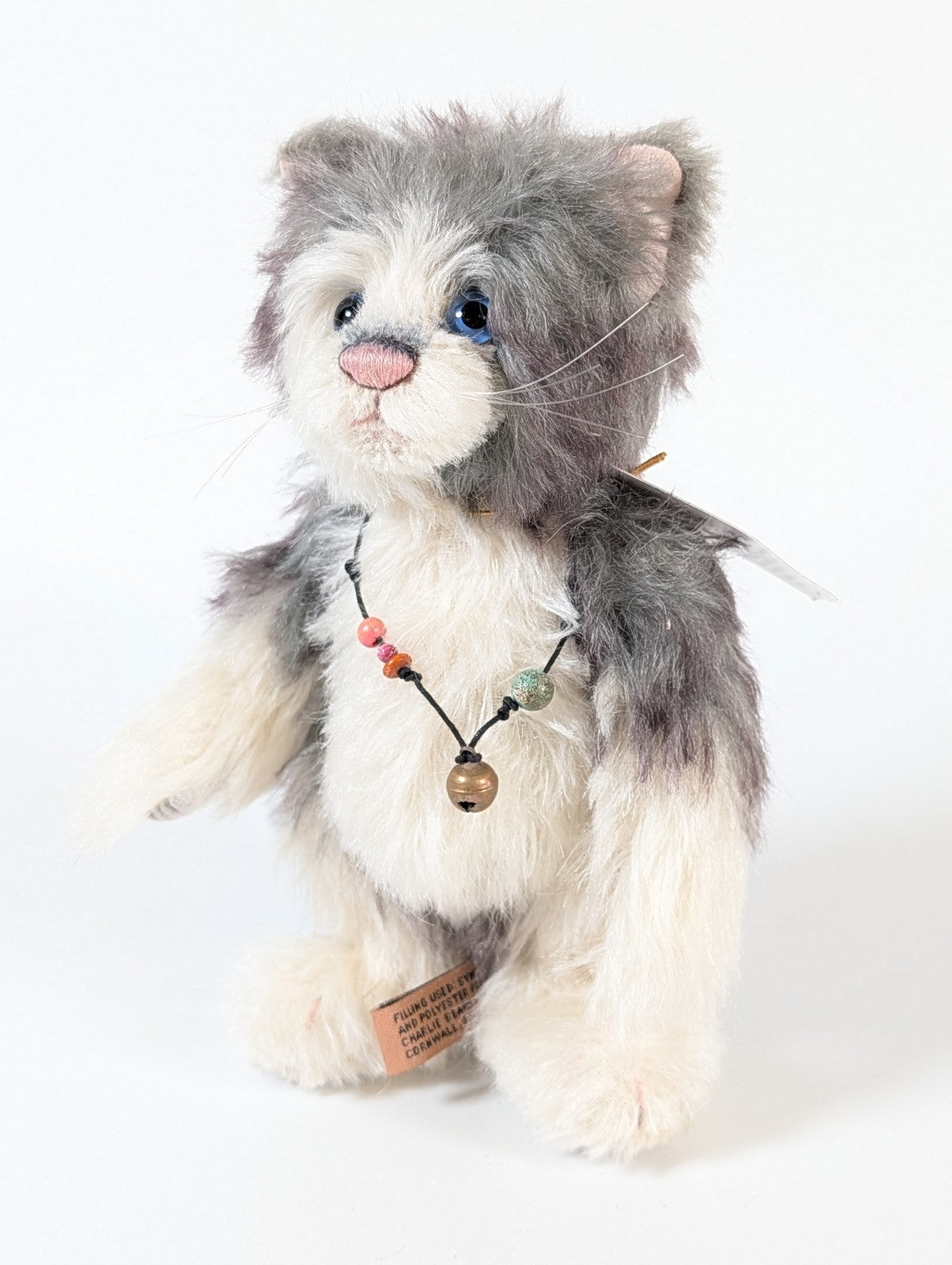 Charlie Bears Biggles Cat Minimo Collection with Tags & Bag