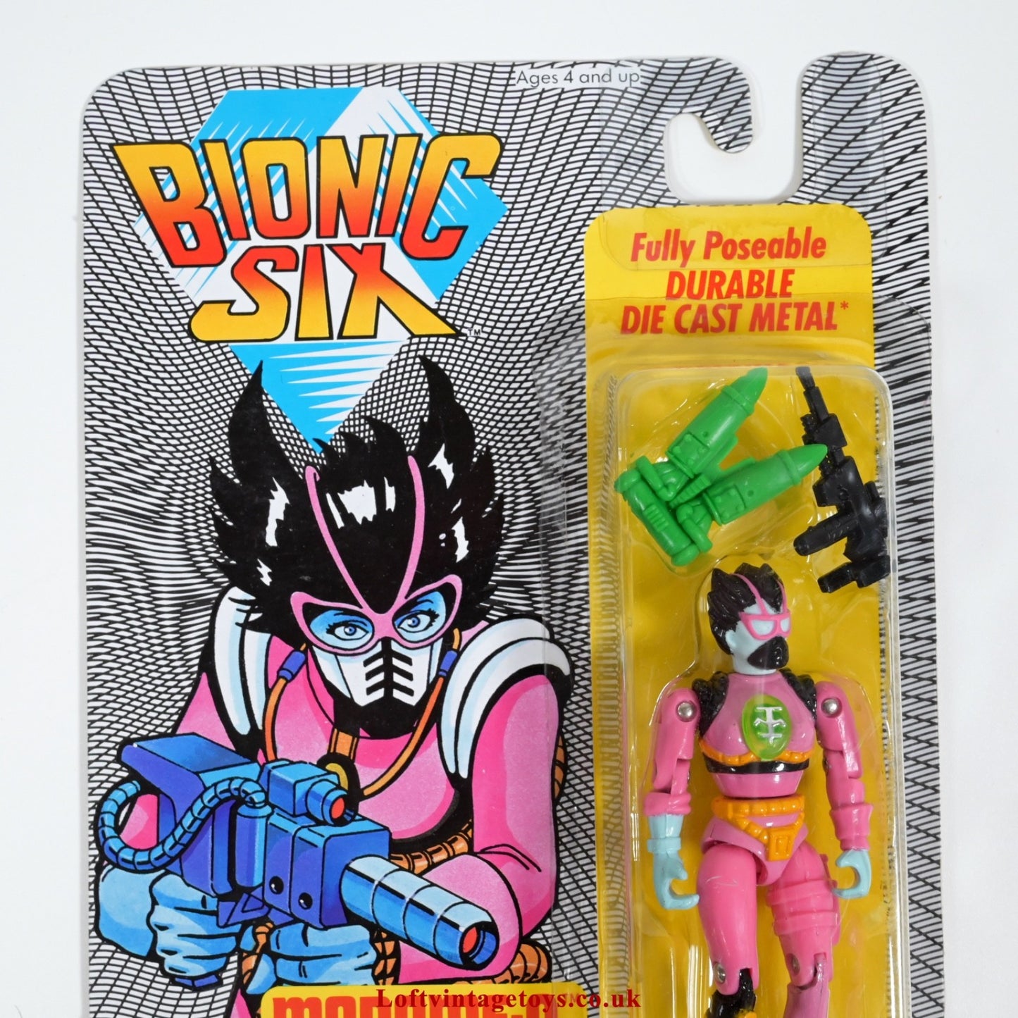 Vintage LJN Toys Bionic Six Madame O Action Figure - New & Sealed