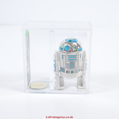 Vintage Kenner Star Wars R2 D2 with Sensorscope AFA U90, Not UKG RARE