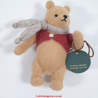 R John Wright Wintertime Pooh And Piglet, Artist Proof no. 3 of 5 - Very Rare