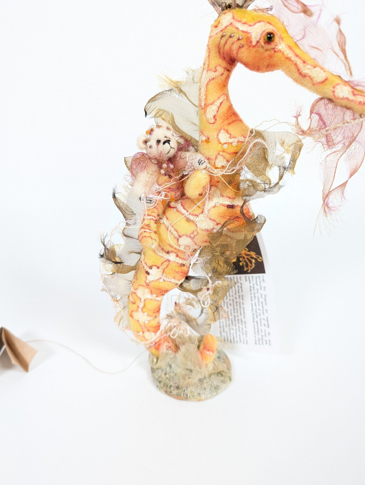 Loris Hancock "Leafy Seadragon With Pearl Collector", OOAK Ltd Ed 1/1