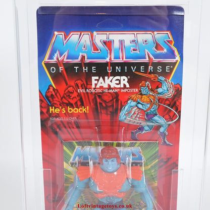 Mattel Masters of the Universe Faker,  Series 6 , AFA 85 UNCIRCULATED