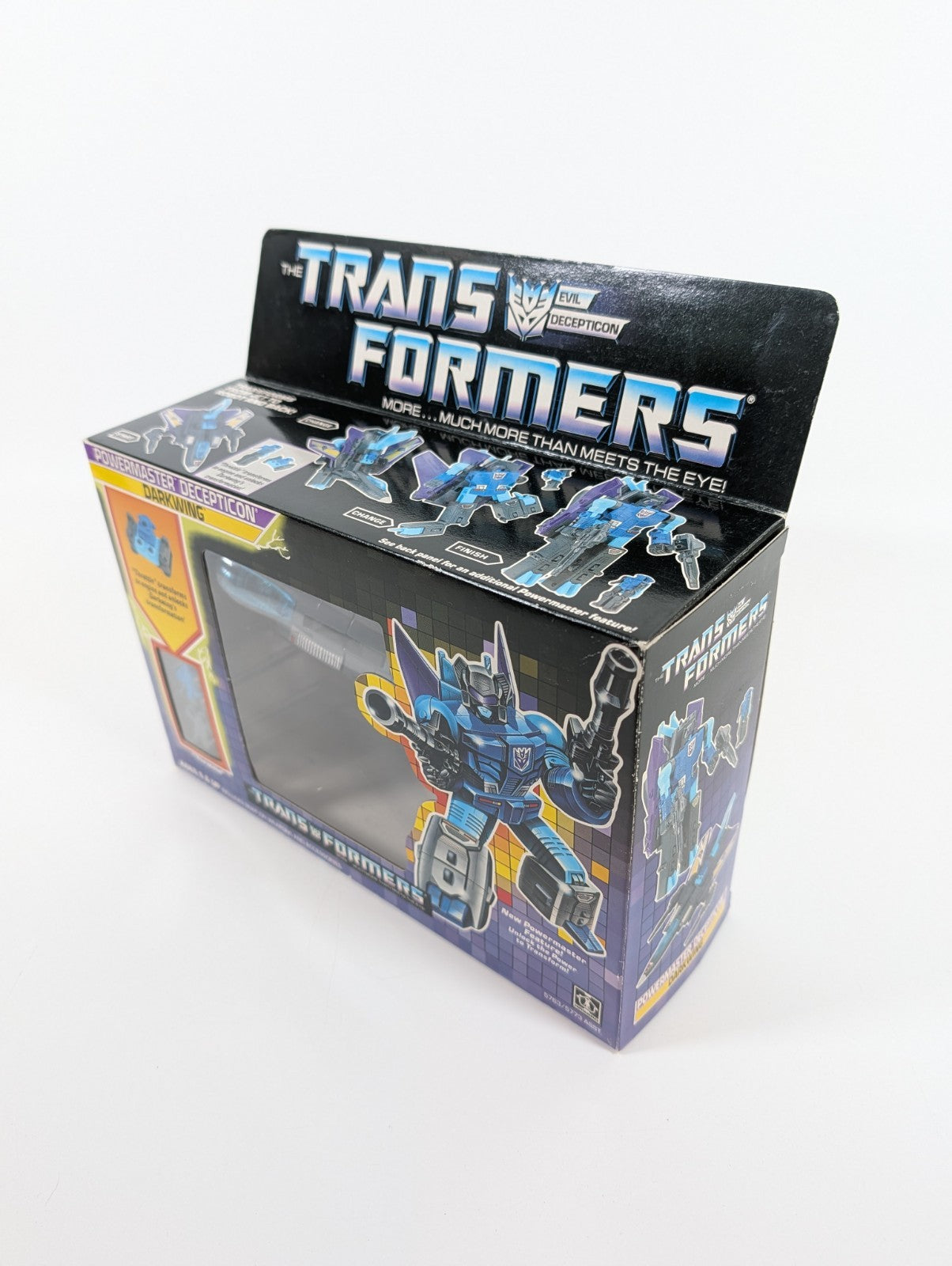 Hasbro Vintage Transformers Powermaster Darkwing With Throttle - Sealed Inside
