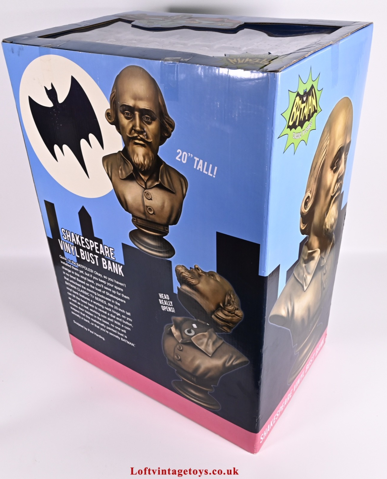 Dc Diamond Batman Classic Series 1966  Shakespeare Bust Bank