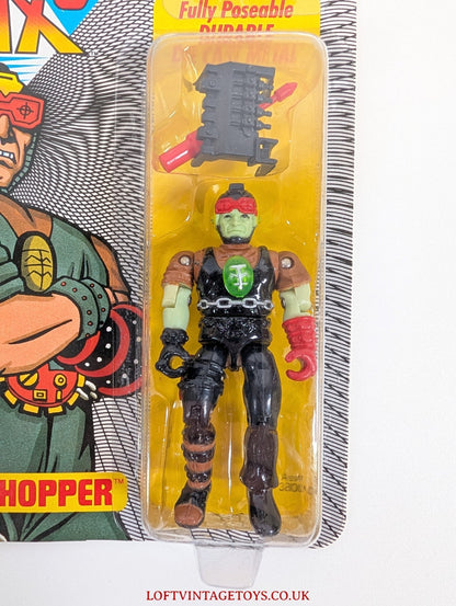 Vintage LJN Bionic Six Chopper 1986 Action Figure 3.75" MOC CARDED, 1980S - HTF