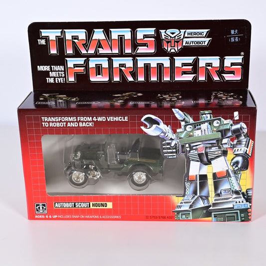 Vintage Hasbro Transformers G1 Autobot Scout Hound RARE & SEALED