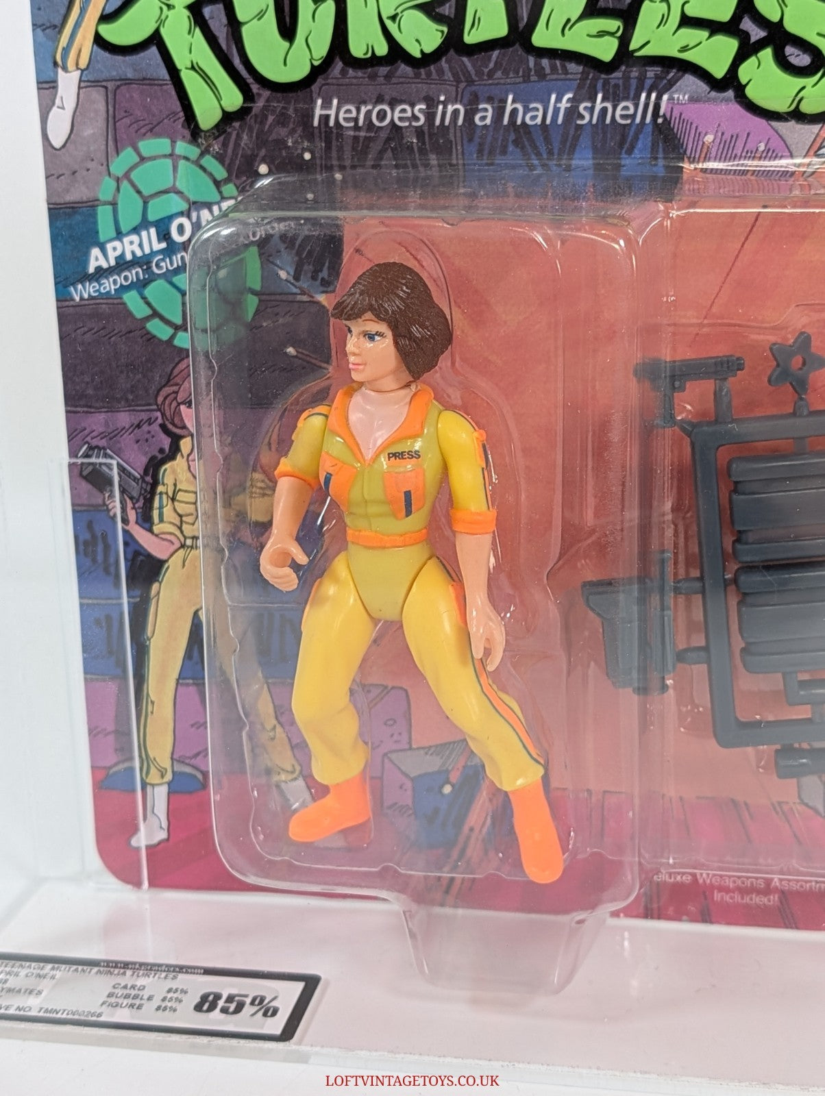Teenage Mutant Ninja Turtles 1988 April O'Neil 10 Bk Unpunched - UKG 85%