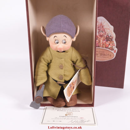 R. John Wright Snow White Frightened Dopey, Ltd Edition of 250 - RARE