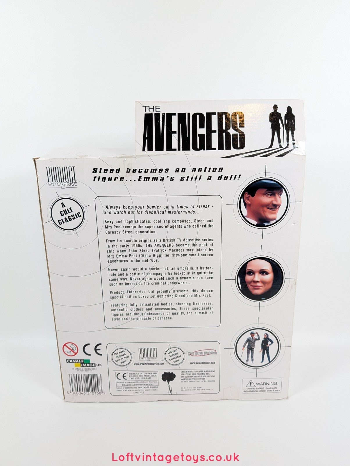 The Avengers TV John Steed & Emma Peel Action figures, Product Enterprise