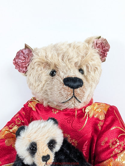 Whittle Le Woods "Mei Ying" Carrying a Panda Bear, Ltd Ed of 6