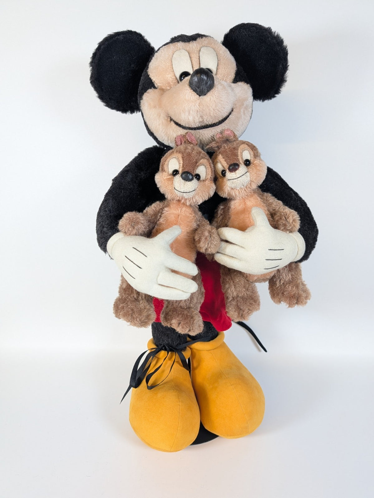 Rosalie Frischmann Mickey Mouse And Two Chipmunks-  25inches OOAK
