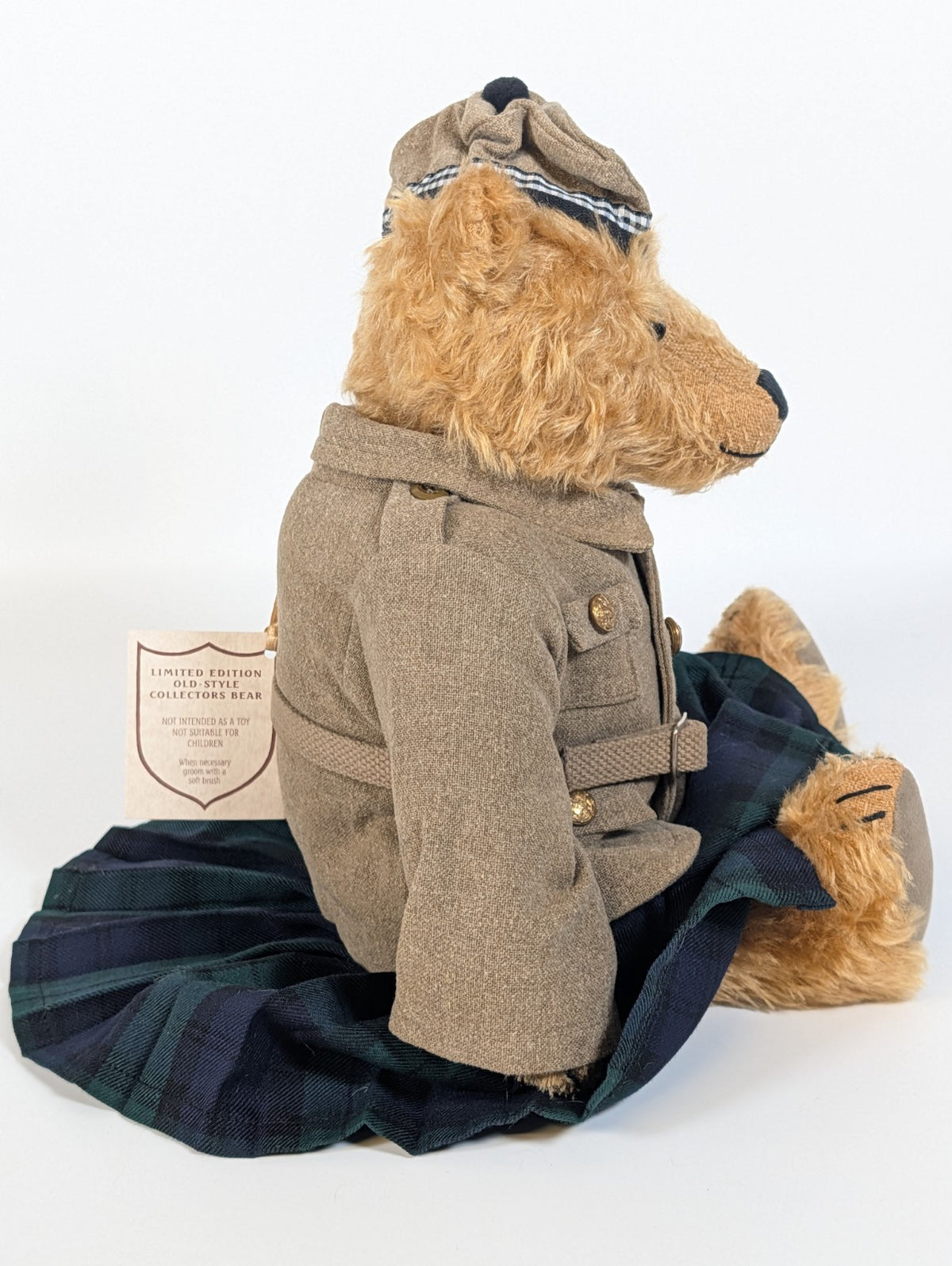 Mister Private Scottie Bear,  by Jennie Sharman Cox, Ltd Edition