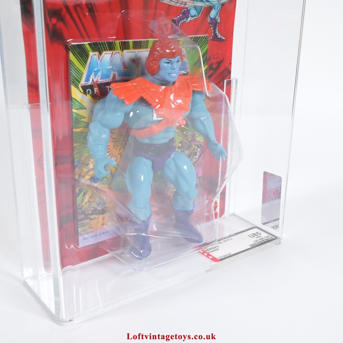 Mattel Masters of the Universe Faker,  Series 6 , AFA 85 UNCIRCULATED