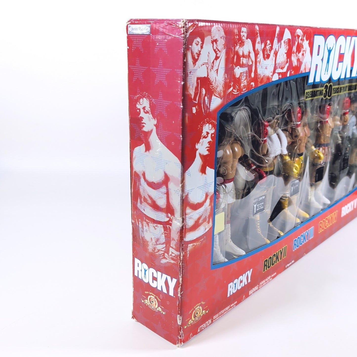 JAKKS ROCKY 30TH ANNIVERSARY SET - Celebrating 30 Years Of Rocky Balboa - SEALED
