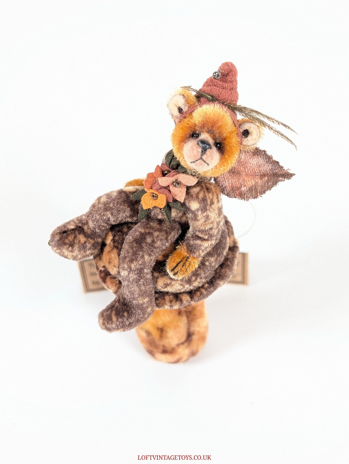 Loris Hancock Brick  Cap Mushroom Fairy, OOAK Ltd Ed 1/1