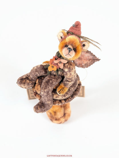 Loris Hancock Brick  Cap Mushroom Fairy, OOAK Ltd Ed 1/1