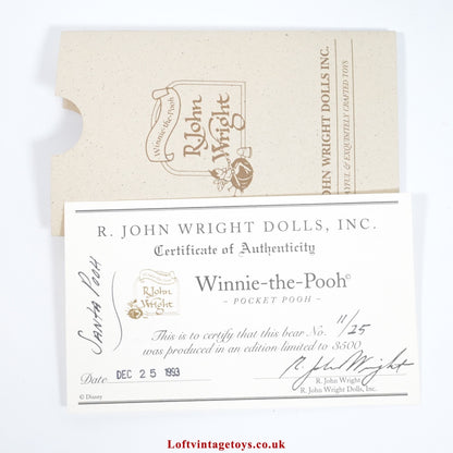 R John Wright Santa Pooh, Ltd Ed Of 25 Only - Very Rare