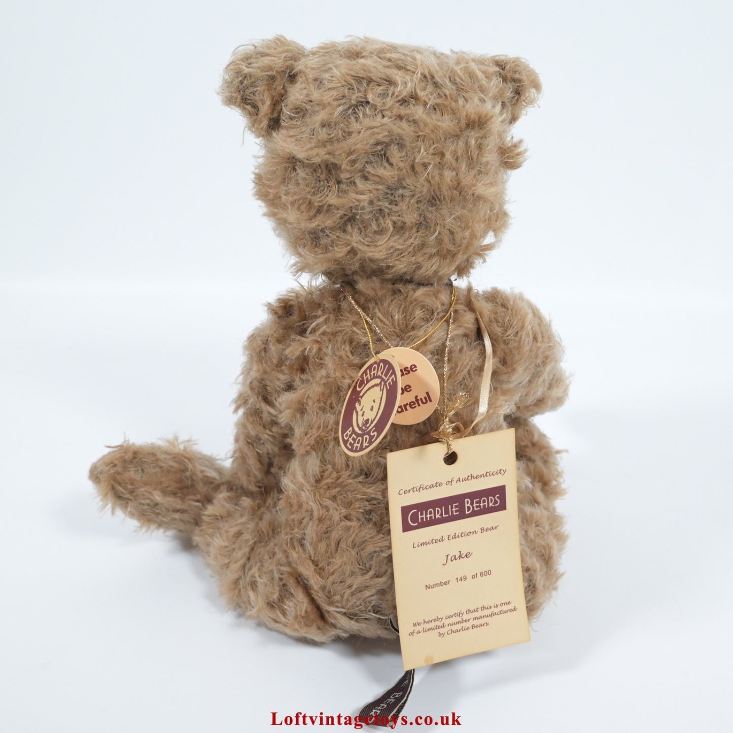 Charlie Bears Jake Teddy Bear - CB06030, from 2006, Ltd Ed 600, RARE