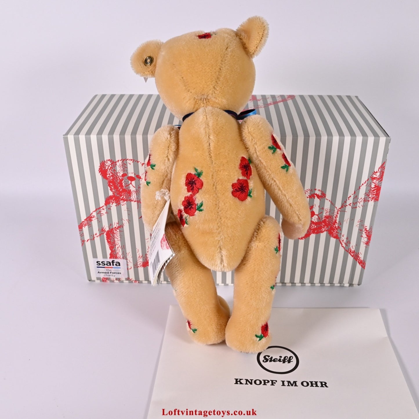 Steiff The Armistice SSAFA Limited Edition Teddy Bear - 690549