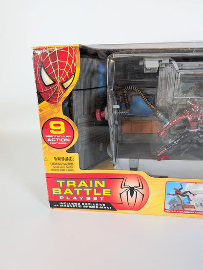 Spider-Man 2 Train Battle Playset - ToyBiz RARE & SEALED