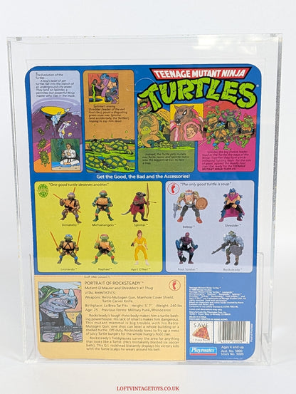 Teenage Mutant Ninja Turtles 1988 Rocksteady 10 BK Unpunched - UKG 75