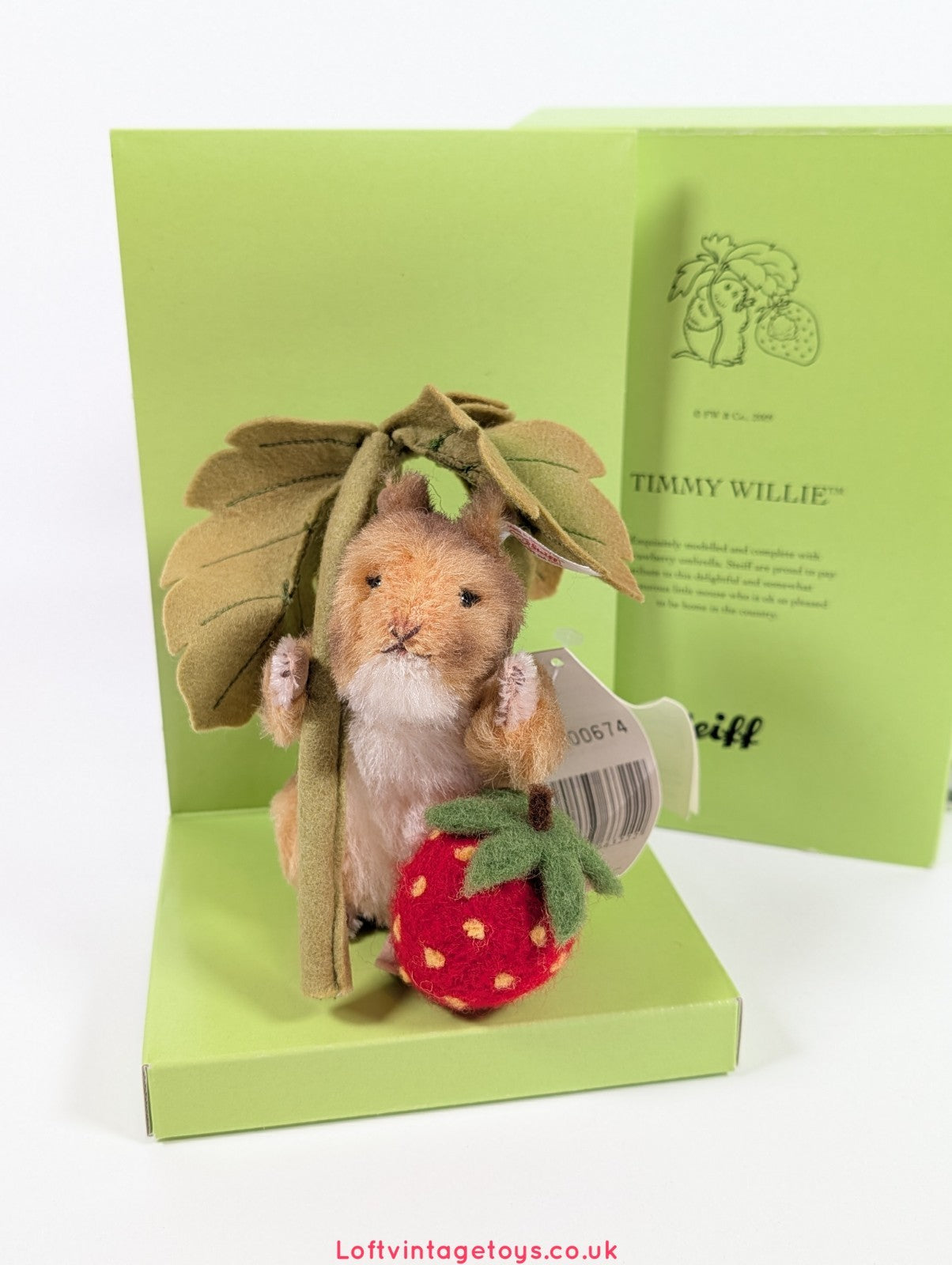 Steiff Beatrix Potter Timmy Willie Mouse - 663222, Ltd Edition of 1500