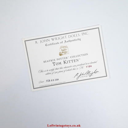 R. John Wright  Beatrix Potter Tom Kitten, Ltd Ed Of 1500