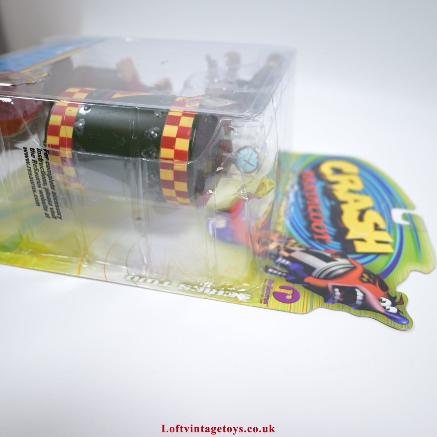 Resaurus Crash Bandicoot Dingodile Action Figure,  Series 2 - RARE