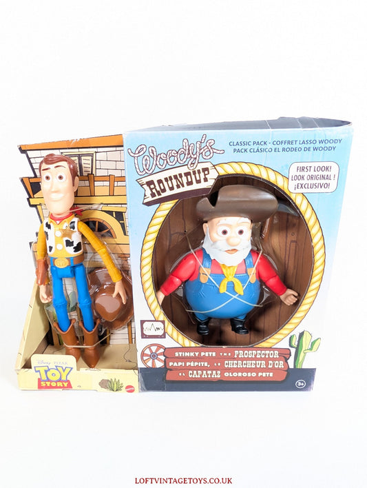Mattel Toy Story Woody's Roundup with Stinky Pete the Prospector - Sealed