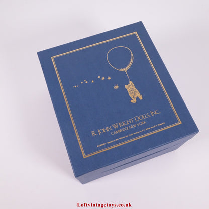 R.John Wright Winnie The Pooh Blue Balloon, Ltd Edition of 500