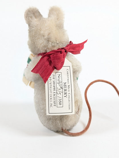 R. John Wright Christmas Mouse "Merry" - Artist Proof 3 of 5