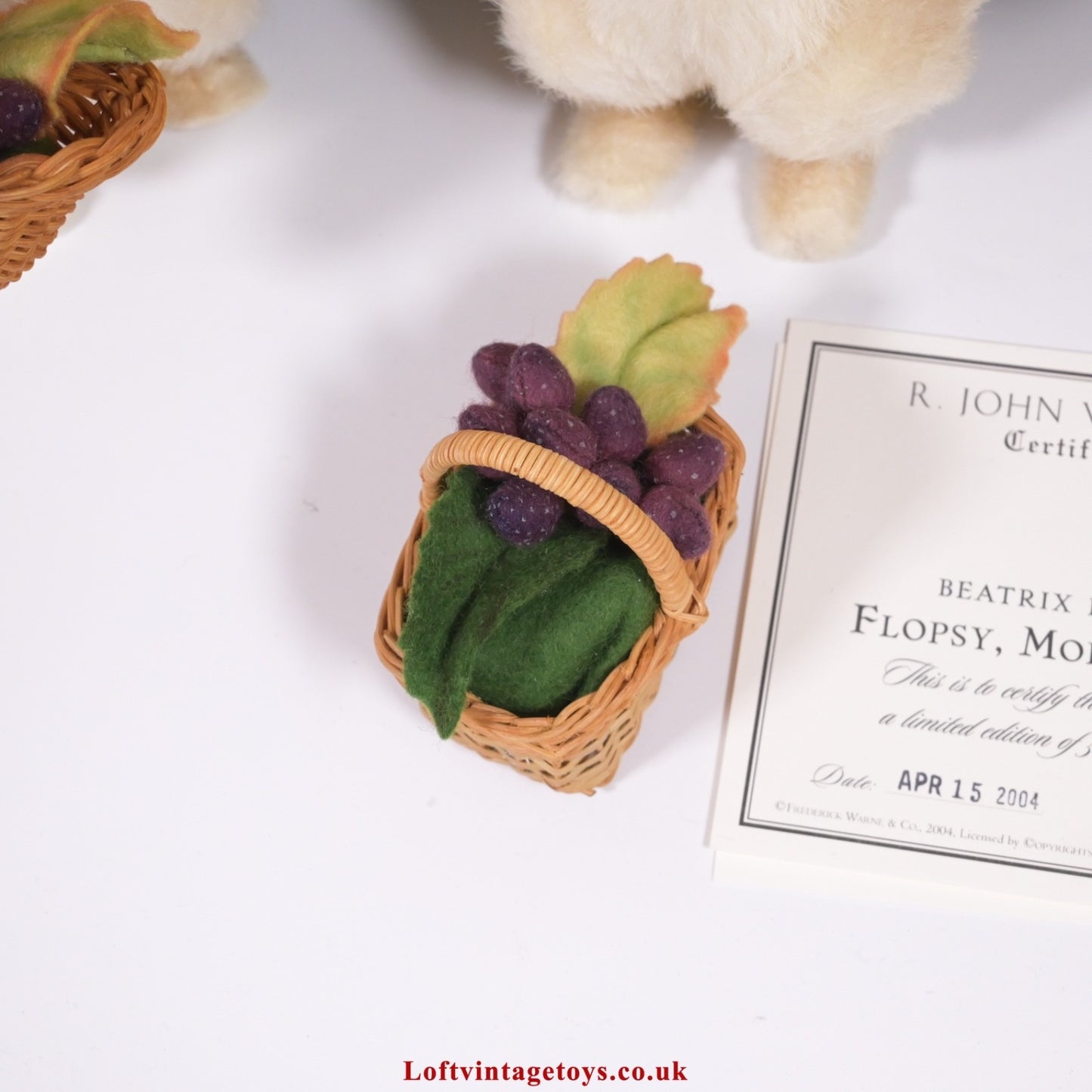 R John Wright  Beatrix Potter Flopsy, Mopsy & Cottontail, Ltd Ed of 500