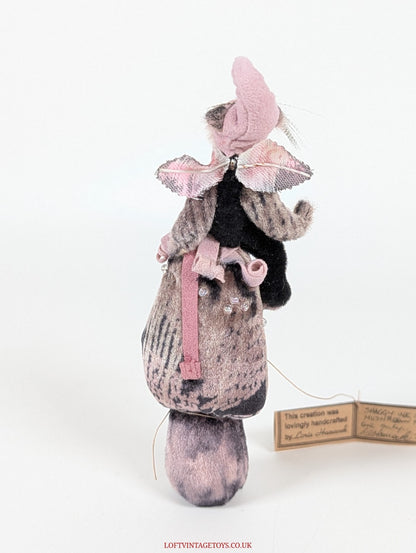 Loris Hancock Shaggy Ink Cap Mushroom Fairy, OOAK Ltd Ed 1/1