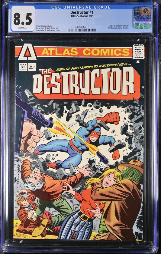 Destructor #1 Atlas 1975 (1st appearance of the Destructor) CGC 8.5