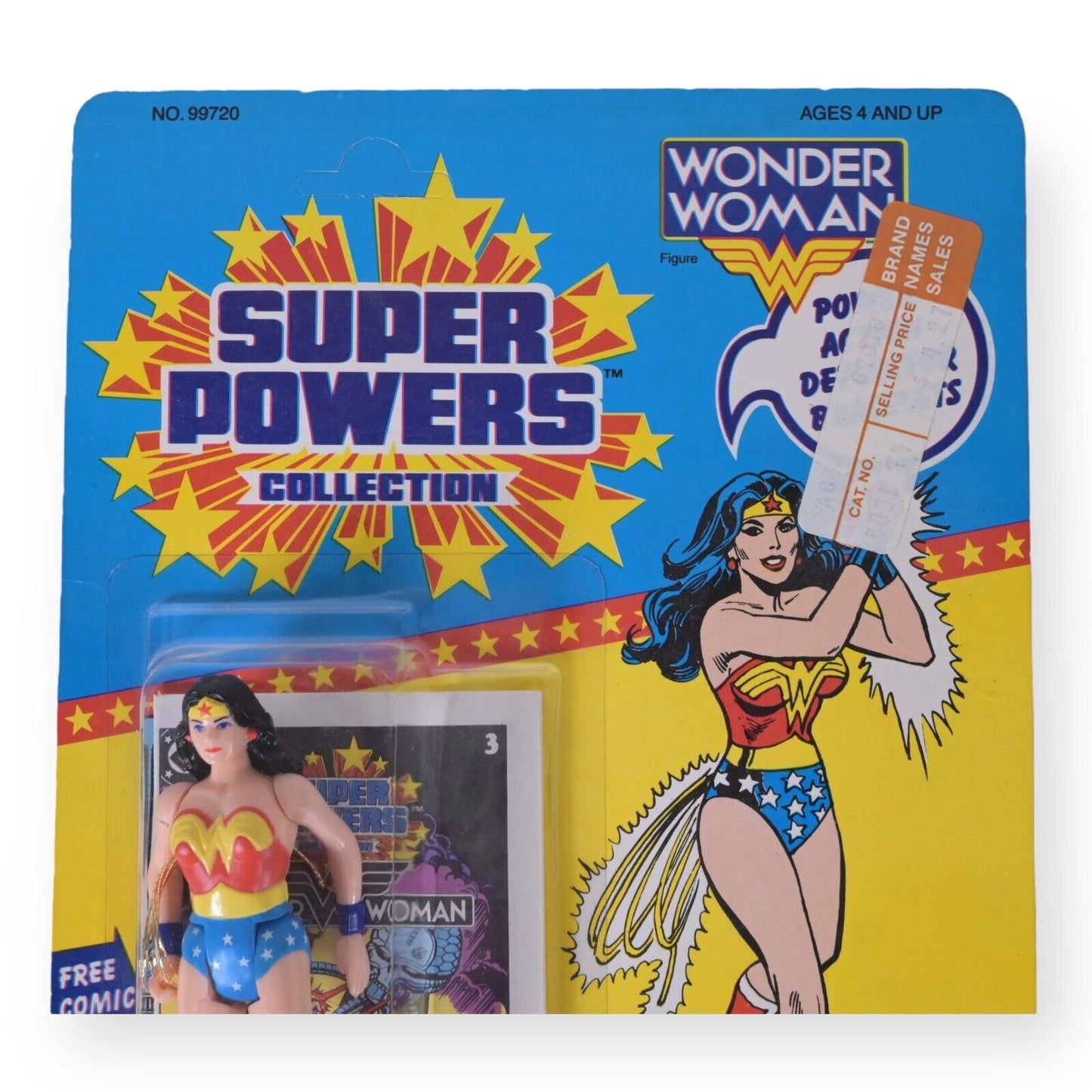 Kenner 1985 Super Powers Wonder Woman Figure - 1984