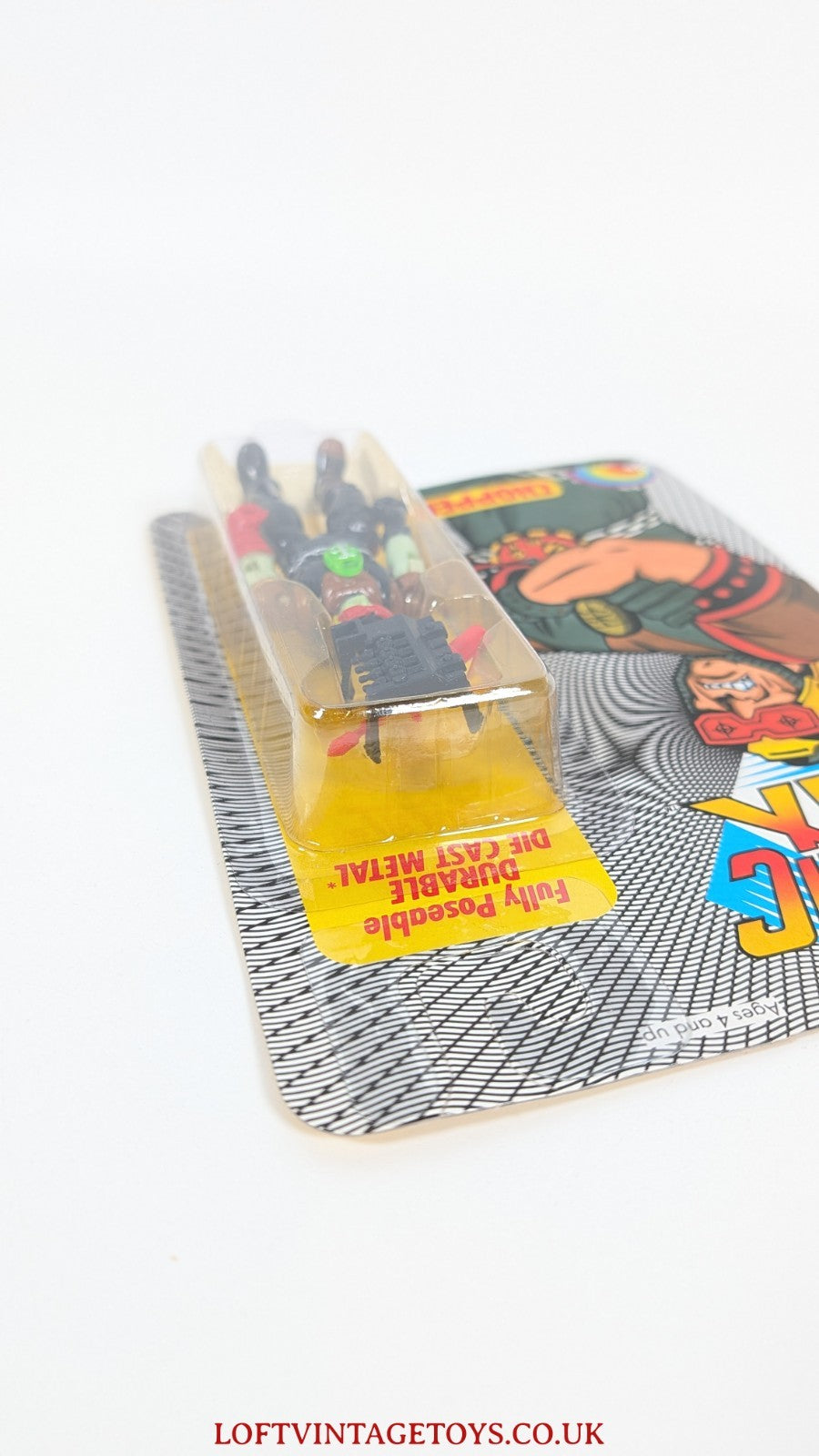 Vintage LJN Bionic Six Chopper 1986 Action Figure 3.75" MOC CARDED, 1980S - HTF