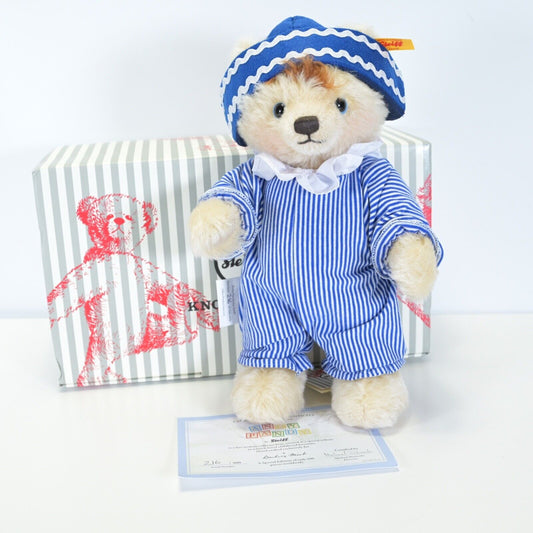 Steiff Andy Pandy Bear Danbury Mint Ltd Edition 51% Mohair Boxed & Certificate