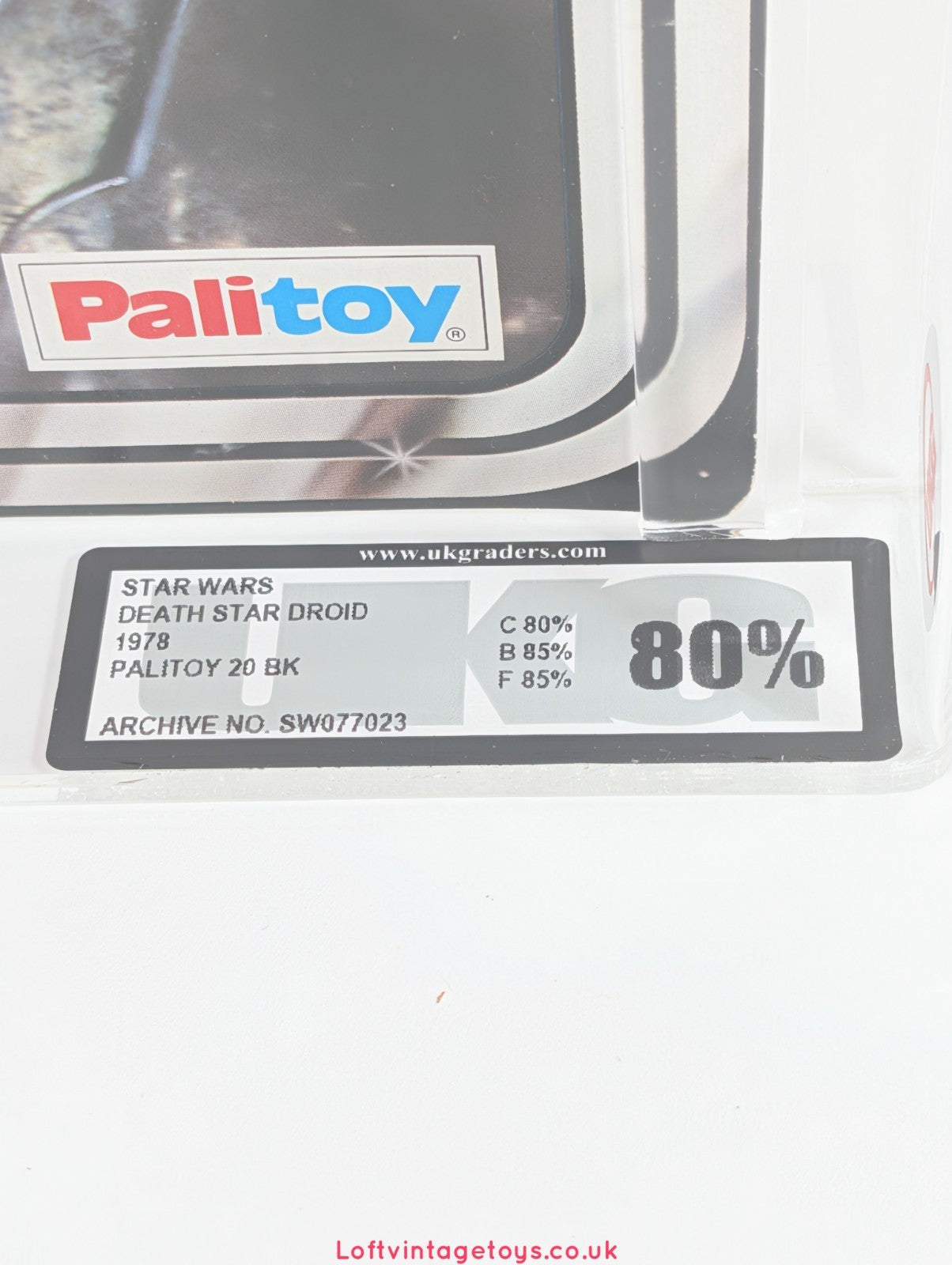 Vintage Star Wars Death Star Droid, Palitoy 20 BK - UKG 80