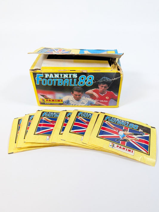 Panini Football 88 Sealed Football Sticker Packs x 96
