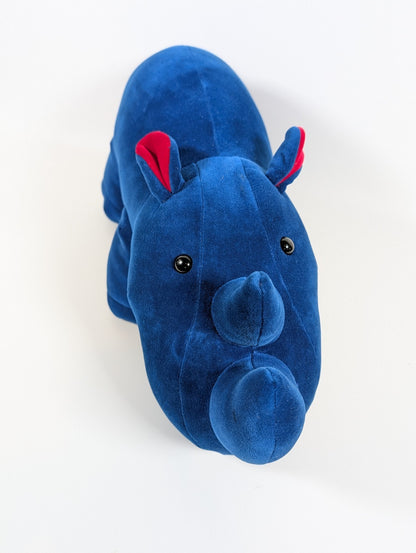 Manhattan Toy Company Rhinoceros  20in Plush Stuffed Toy, from 1986 - Rare