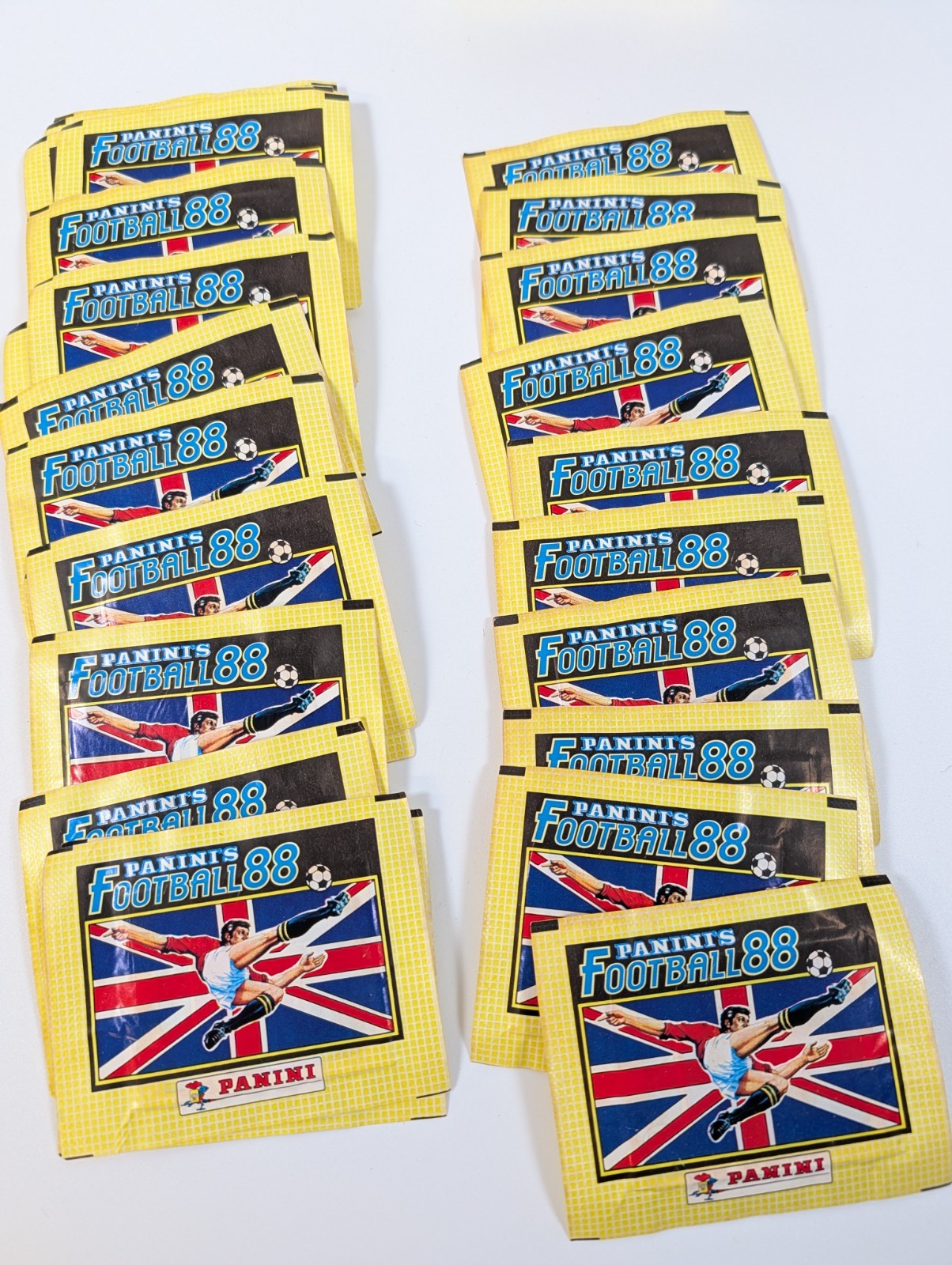 Panini Football 88 Sealed Football Sticker Packs x 96