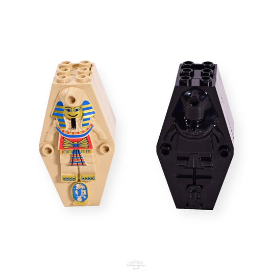 Lego Minifigure Coffin Pharaoh Skeleton Egyptian World Adventures  * 2 Coffins