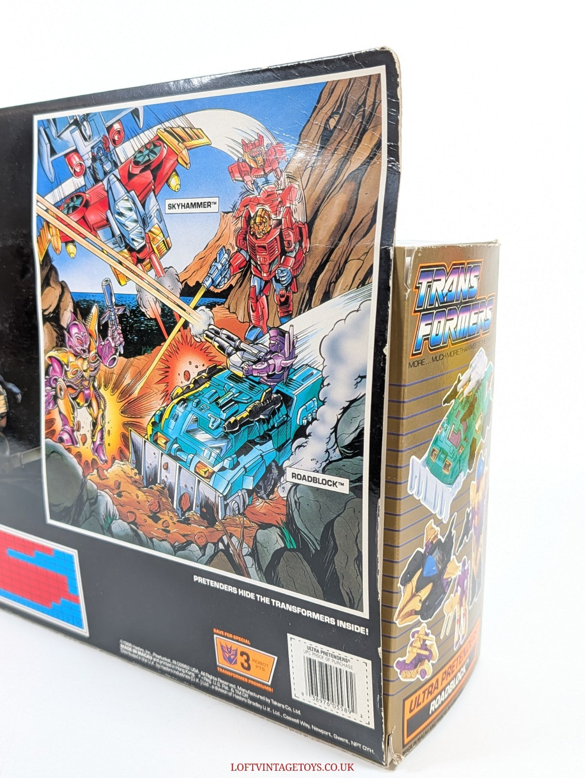 Hasbro 1988 Transformers Ultra Pretenders Roadblock- Sealed inside