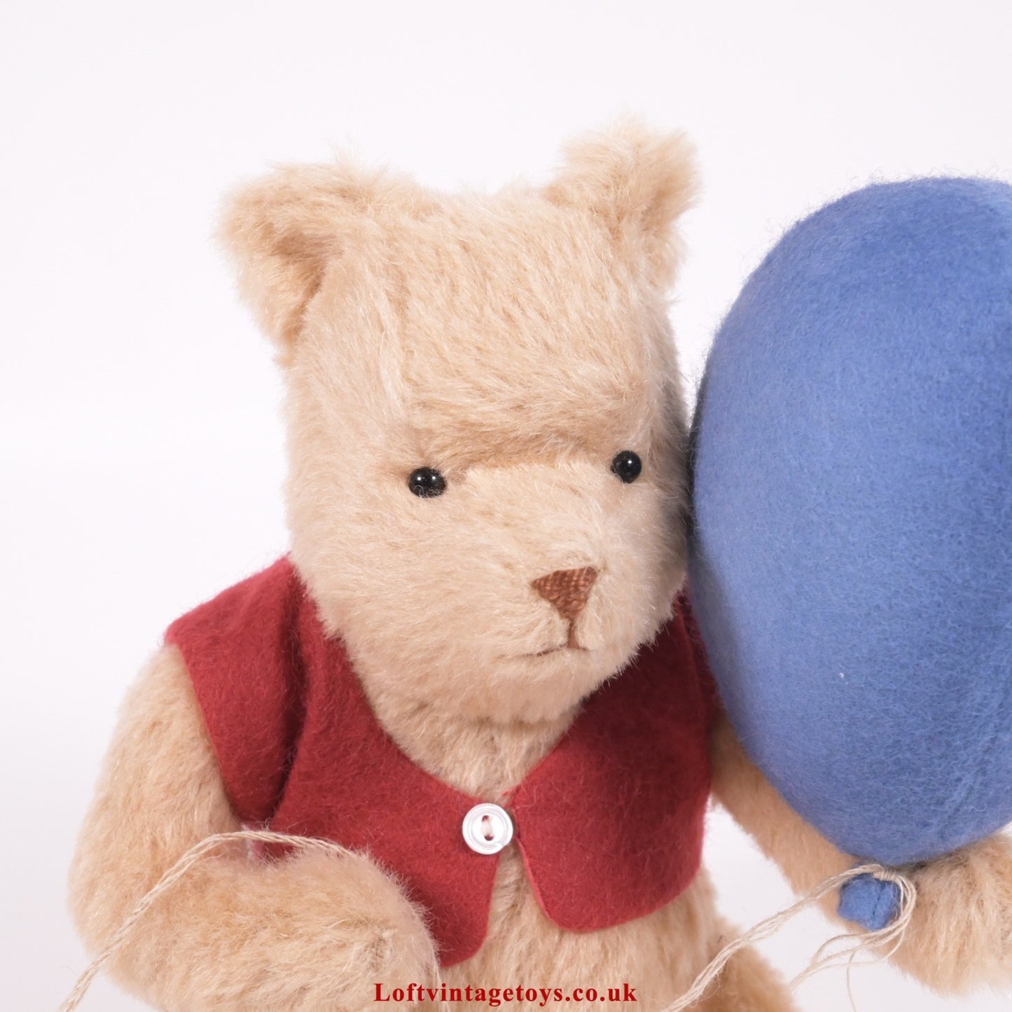 R.John Wright Winnie The Pooh Blue Balloon, Ltd Edition of 500