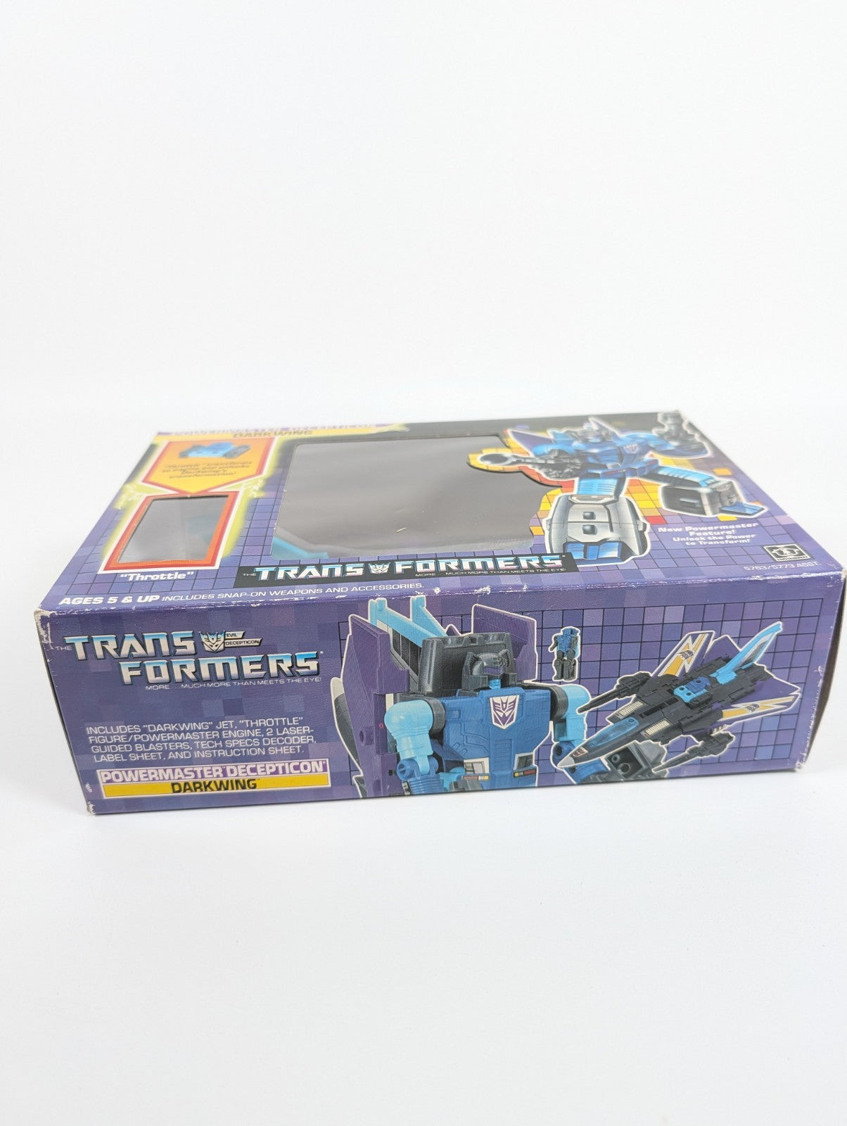 Hasbro Vintage Transformers Powermaster Darkwing With Throttle - Sealed Inside