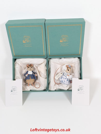 R John Wright  Lady Mouse & Gentleman Mouse Artist Proof 1 of 5 - RARE