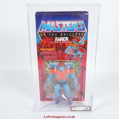 Mattel Masters of the Universe Faker,  Series 6 , AFA 85 UNCIRCULATED