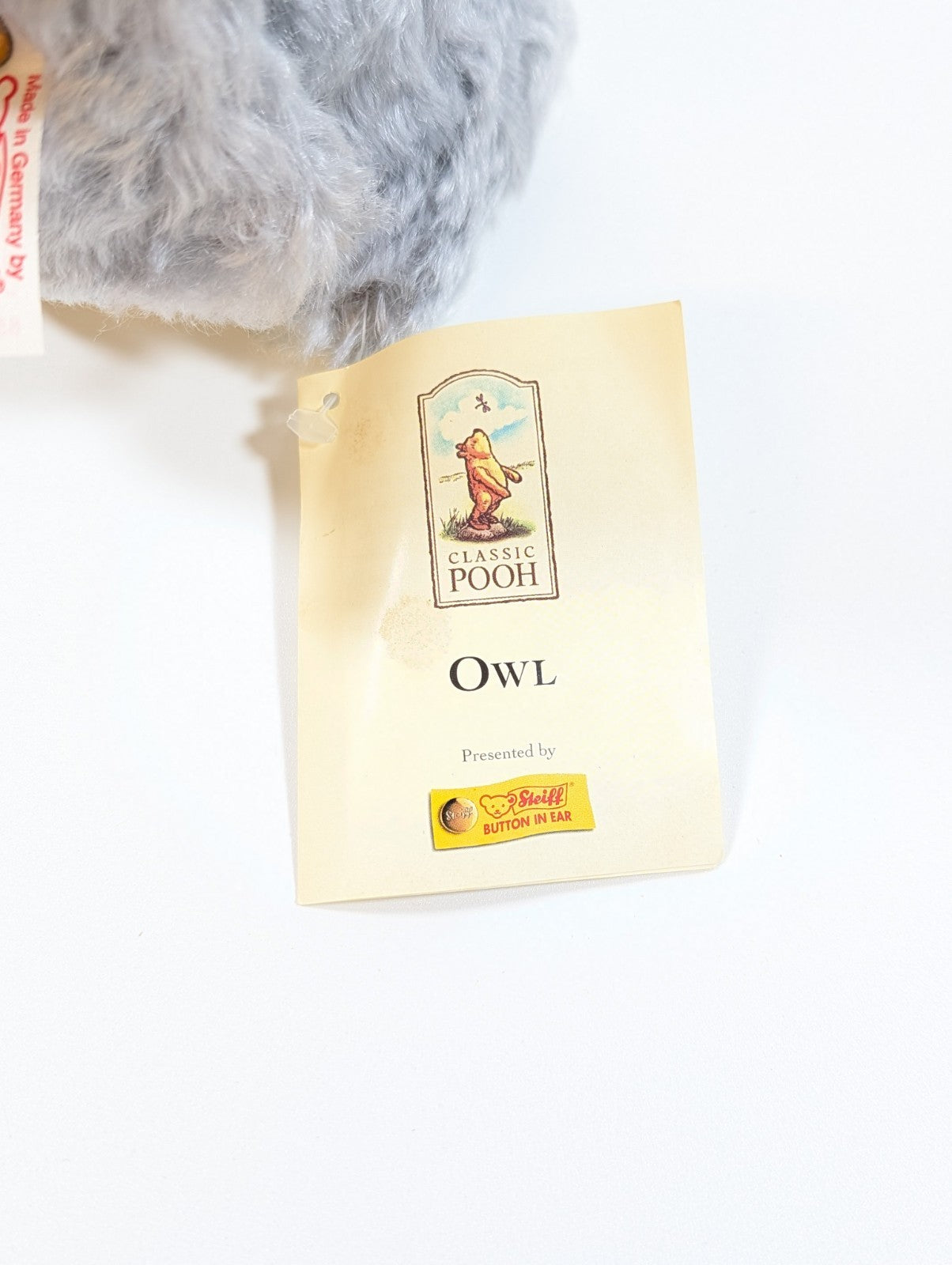 Steiff Owl from Winnie the Pooh Collection, Ltd Edition - 651793