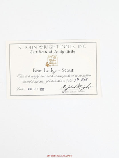 R. John Wright Bear Lodge Scout - Artist Proof 5 of 5 RARE