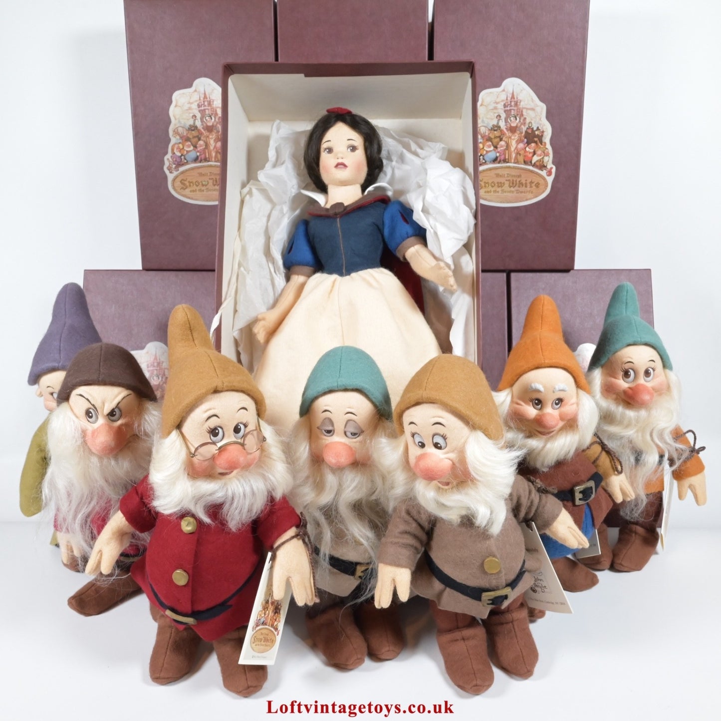 R. John Wright Snow White & The Seven Dwarf, Ltd Edition Set